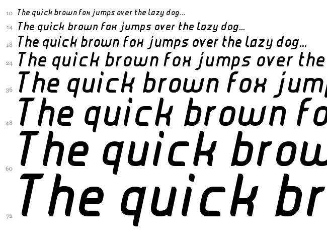 Juice font waterfall